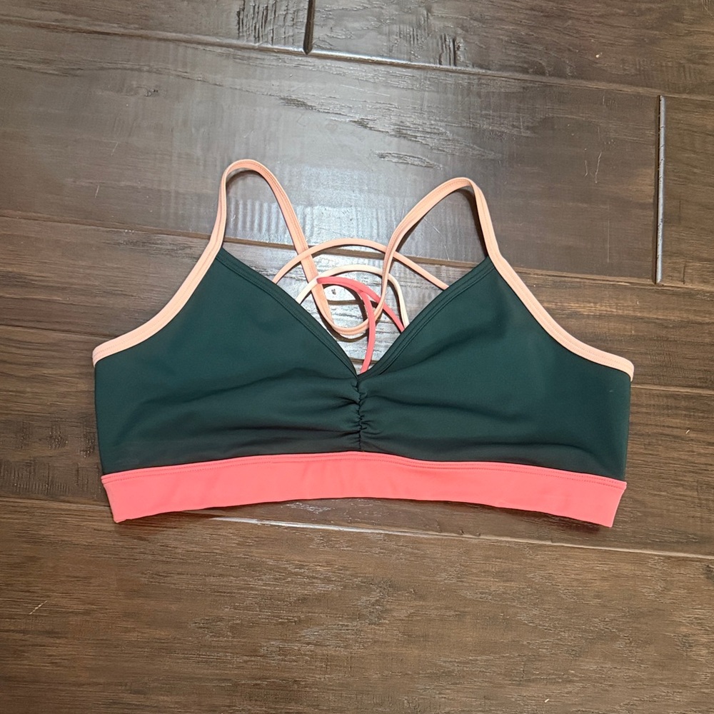 Wildfox bra Forest Green and Peach